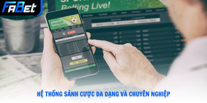 Hệ thống sảnh cược đa dạng và chuyên nghiệp